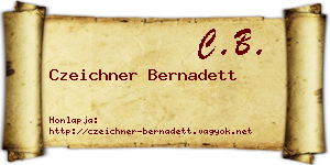 Czeichner Bernadett névjegykártya